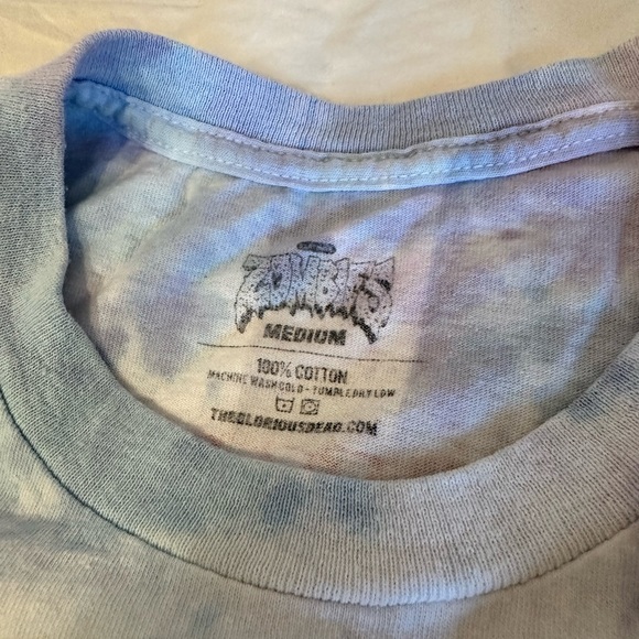 Med M - Flatbush Zombies Shirt, Still Here With You Splotch Berry 2021 - Picture 3 of 5